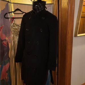 Burberry London Trench Coat wool cashmere blend coat white tag